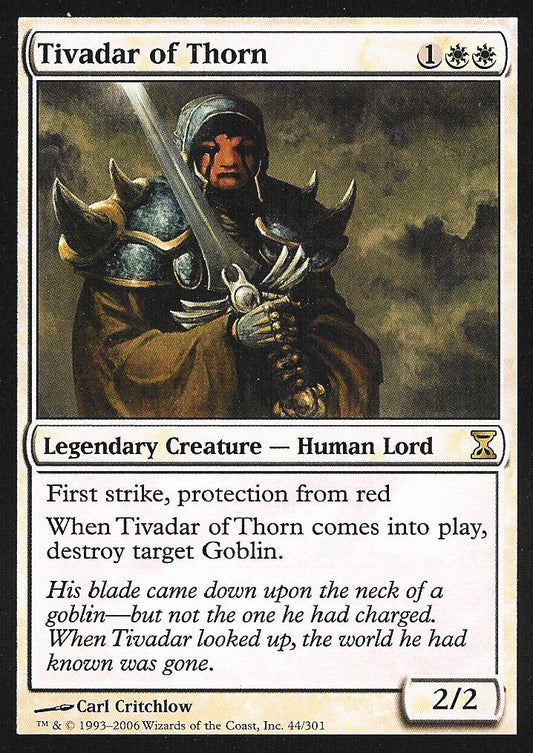 Tivadar of Thorn (Time Spiral) Light Play
