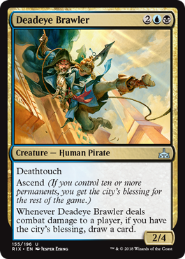 Deadeye Brawler (Rivals of Ixalan) Near Mint