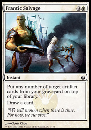 Frantic Salvage (Mirrodin Besieged) Near Mint