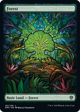 Forest (Showcase) (Dominaria United) Near Mint Foil