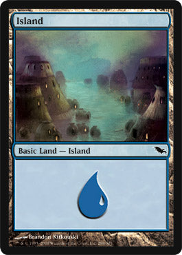 Island (288) (Shadowmoor) Near Mint