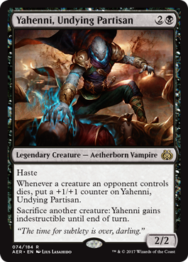 Yahenni, Undying Partisan (Aether Revolt) Near Mint