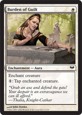 Burden of Guilt (Dark Ascension) Near Mint