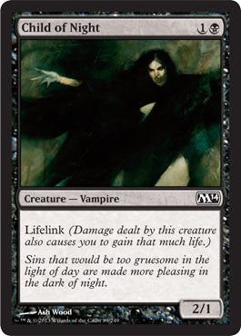 Child of Night (Magic 2014 Core Set) Near Mint Foil