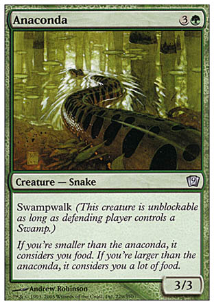 Anaconda (9th Edition) Near Mint Foil