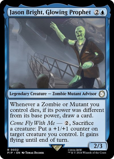 Jason Bright, Glowing Prophet (Universes Beyond: Fallout) Near Mint