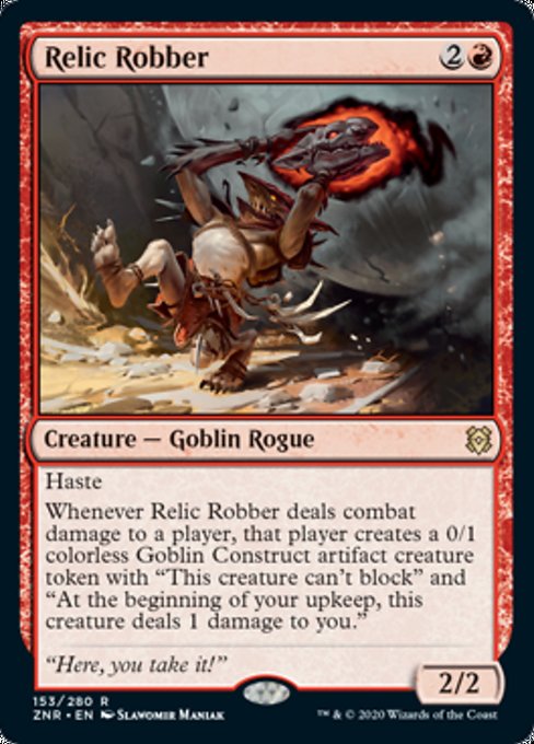 Relic Robber (Zendikar Rising) Near Mint Foil