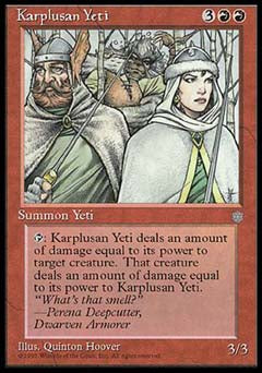 Karplusan Yeti (Ice Age) Near Mint