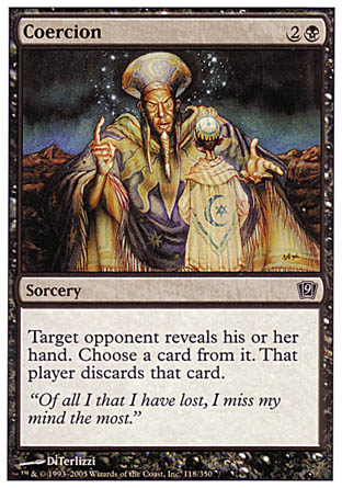 Coercion (9th Edition) Near Mint Foil