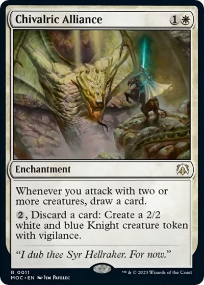 Chivalric Alliance (Commander: March of the Machine) Near Mint