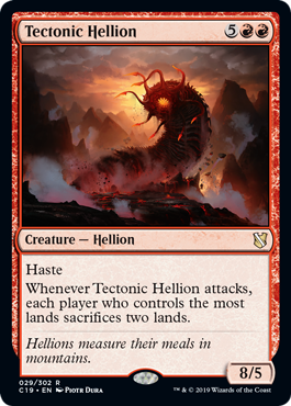 Tectonic Hellion (Commander 2019) Near Mint