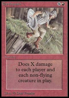 Earthquake (Beta) Near Mint