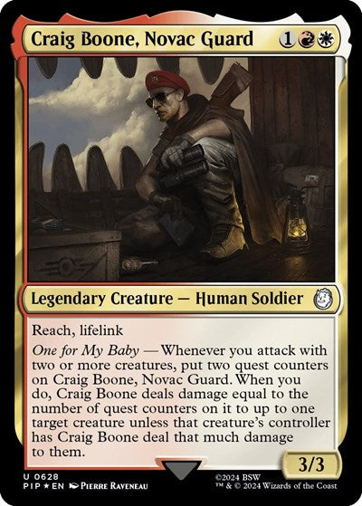 Craig Boone, Novac Guard (Surge Foil) (Universes Beyond: Fallout) Near Mint
