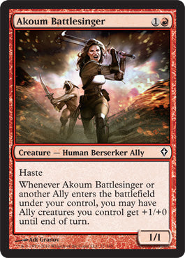 Akoum Battlesinger (Worldwake) Near Mint