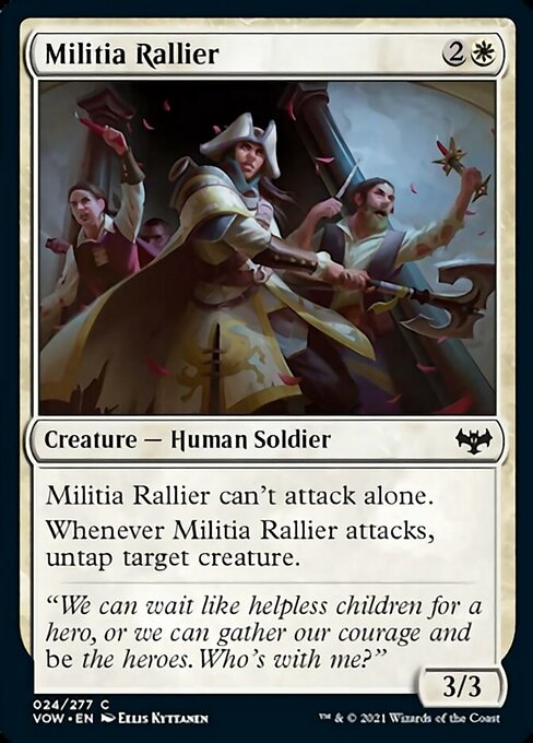 Militia Rallier (Innistrad: Crimson Vow) Near Mint
