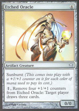 Etched Oracle (Fifth Dawn) Light Play Foil