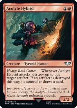 Acolyte Hybrid (Surge Foil) (Universes Beyond: Warhammer 40K) Near Mint