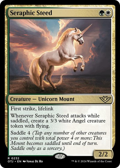 Seraphic Steed (Outlaws of Thunder Junction) Near Mint Foil