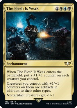 The Flesh Is Weak (Universes Beyond: Warhammer 40K) Near Mint