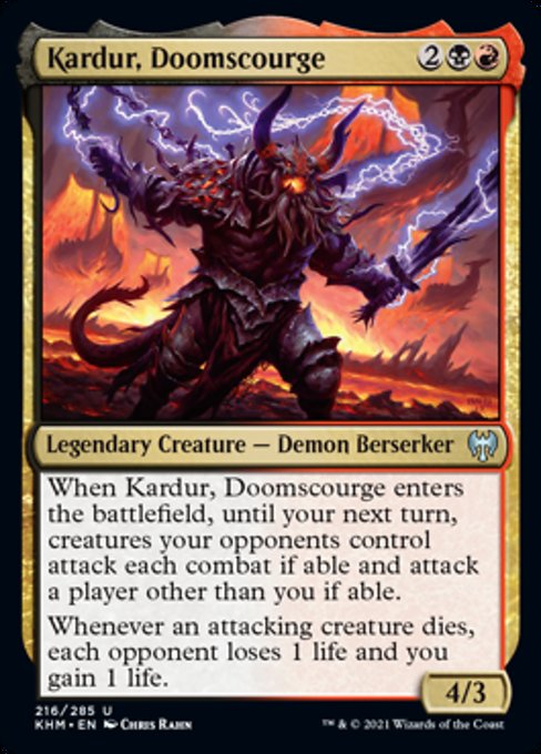 Kardur, Doomscourge (Kaldheim) Near Mint