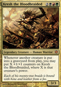 Kresh the Bloodbraided (Shards of Alara) Near Mint Foil