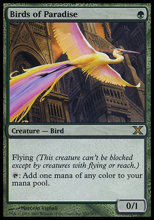 Birds of Paradise (10th Edition) Near Mint Foil