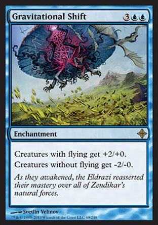 Gravitational Shift (Rise of the Eldrazi) Near Mint Foil