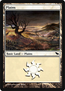 Plains (284) (Shadowmoor) Near Mint Foil