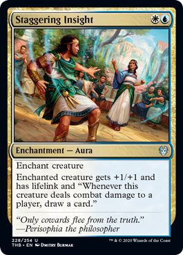 Staggering Insight (Theros Beyond Death) Near Mint Foil