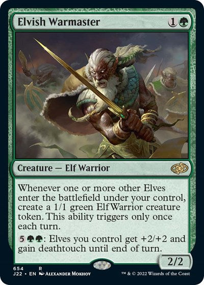 Elvish Warmaster (Jumpstart 2022) Near Mint