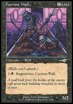Carrion Wall (Nemesis) Light Play Foil