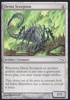 Dross Scorpion (Mirrodin) Near Mint Foil