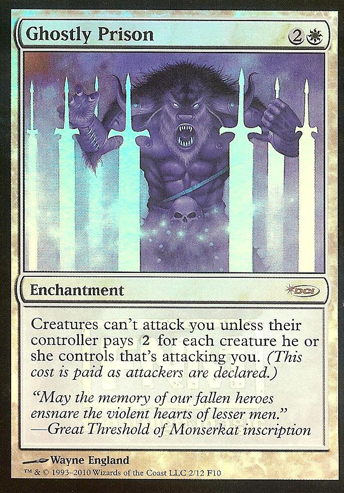 Ghostly Prison (FNM) (Promotional Cards) Near Mint Foil