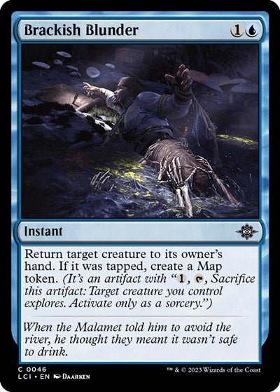 Brackish Blunder (The Lost Caverns of Ixalan) Near Mint Foil
