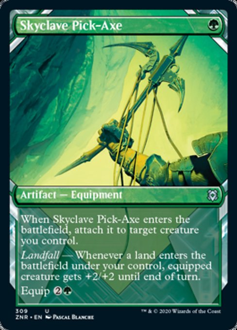 Skyclave Pick-Axe (Showcase) (Zendikar Rising) Near Mint