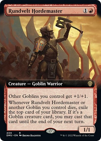 Rundvelt Hordemaster (Extended Art) (Dominaria United) Near Mint