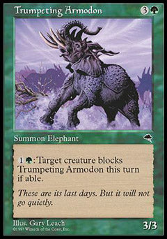 Trumpeting Armodon (Tempest) Good