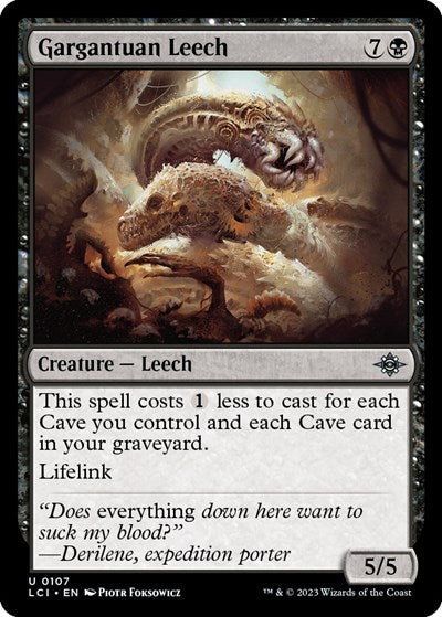 Gargantuan Leech (The Lost Caverns of Ixalan) Near Mint