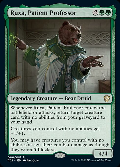 Ruxa, Patient Professor (Commander 2021 Strixhaven) Near Mint