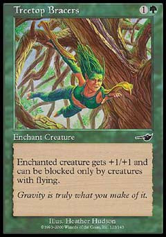 Treetop Bracers (Nemesis) Near Mint Foil