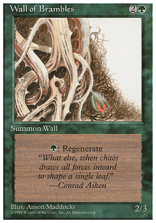 Wall of Brambles (4th Edition) Near Mint