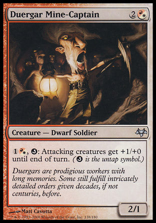 Duergar Mine-Captain (Eventide) Near Mint Foil