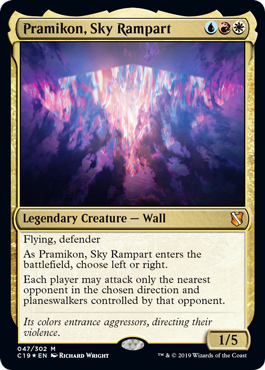 Pramikon, Sky Rampart (Commander 2019) Near Mint Foil