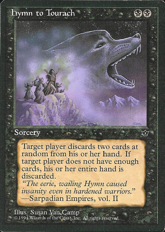 Hymn to Tourach (4) (Fallen Empires) Good
