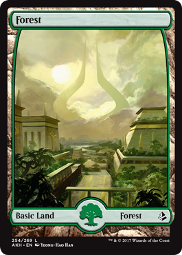 Forest (254) (Amonkhet) Near Mint Foil