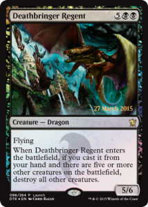Deathbringer Regent (Release Day Promo) (Promotional Cards) Near Mint Foil
