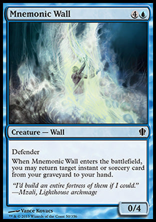Mnemonic Wall (Commander 2013 Edition) Near Mint
