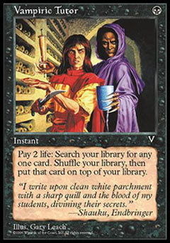 Vampiric Tutor (Visions) Near Mint
