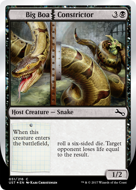 Big Boa Constrictor (Unstable) Near Mint