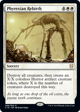 Phyrexian Rebirth (Commander 2019) Near Mint
